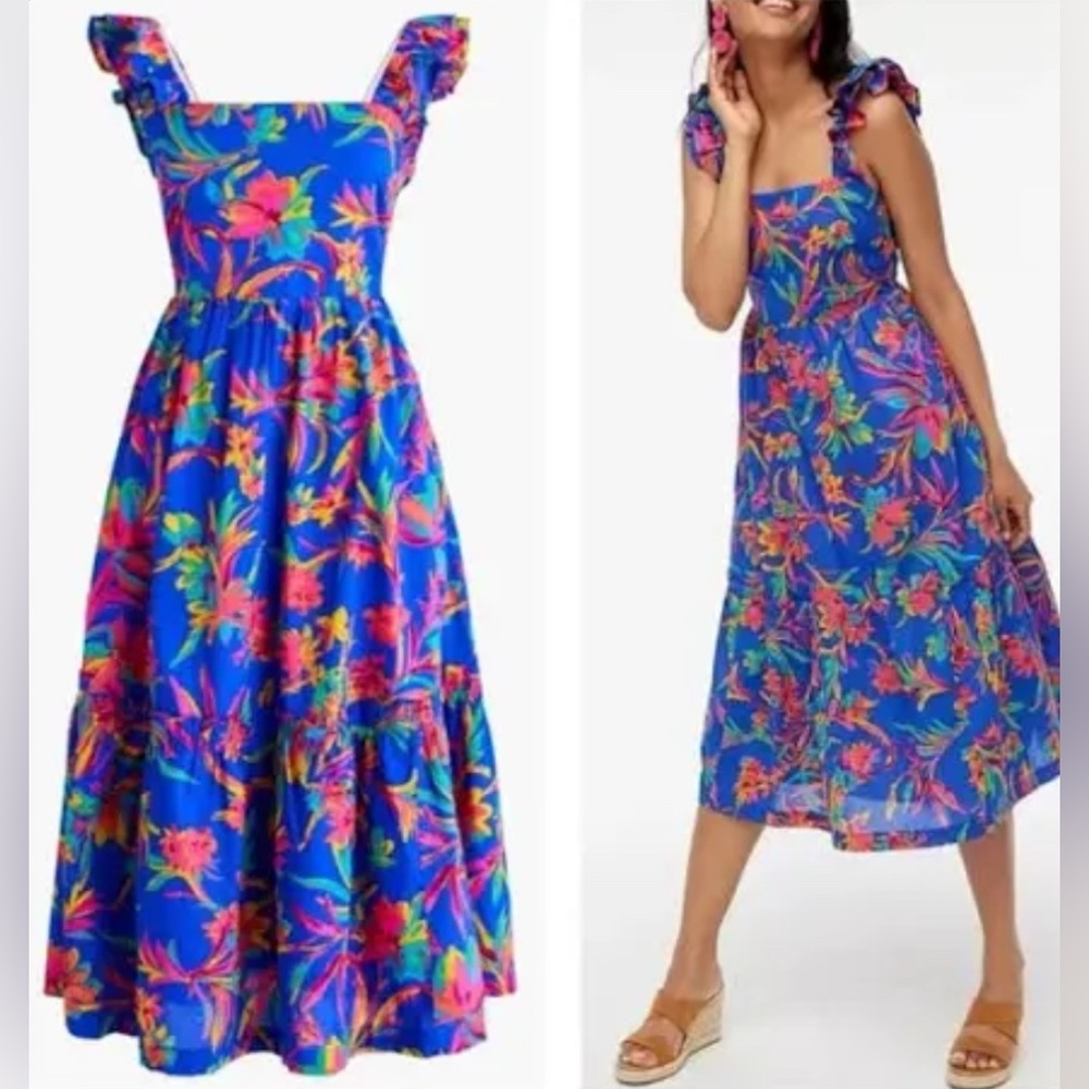 J. Crew Vibrant Floral Women’s Dress